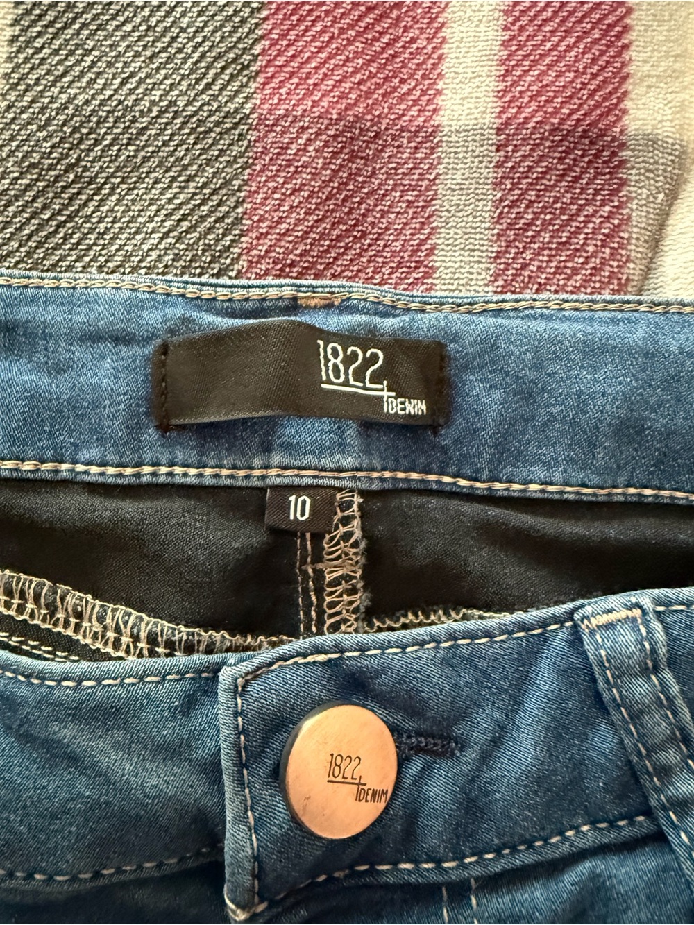 1822 Denim Men's Medium Blue Slim Jeans
